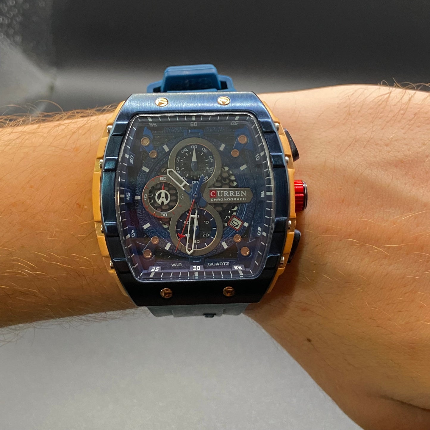 Curren 8442 bleu nuit