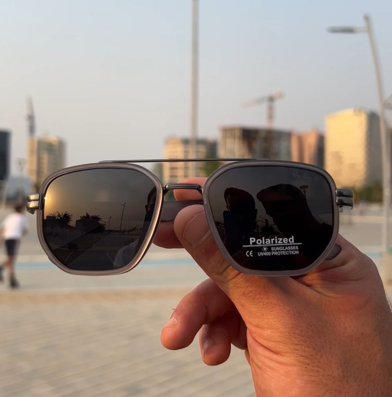 Reyban Polarized gris transparent