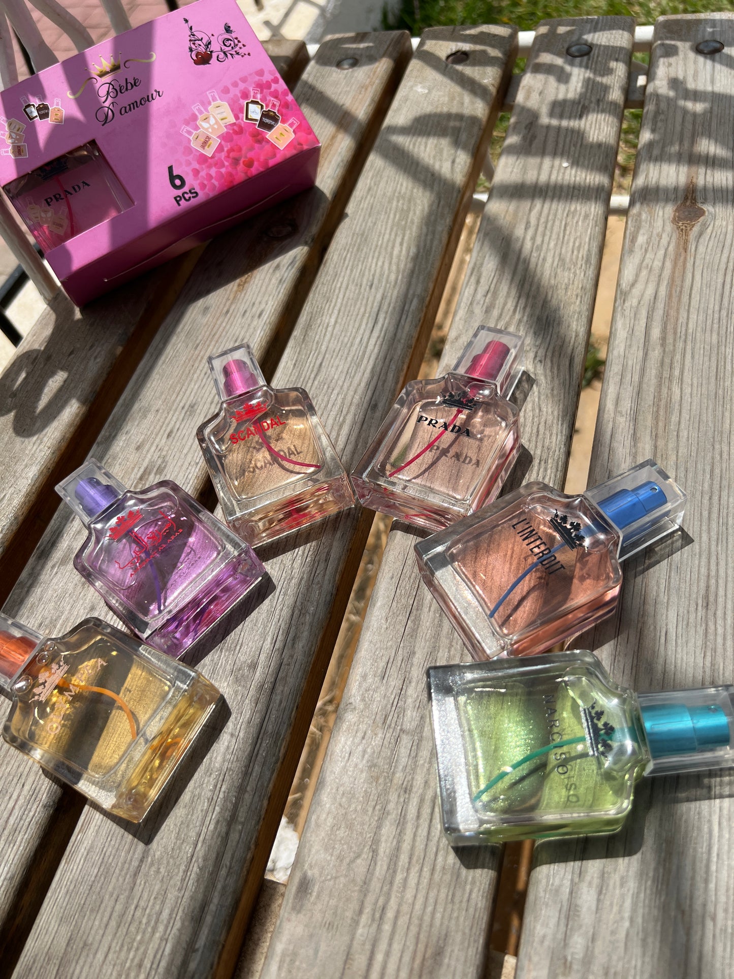 Pack bebe d’amour 6 parfum